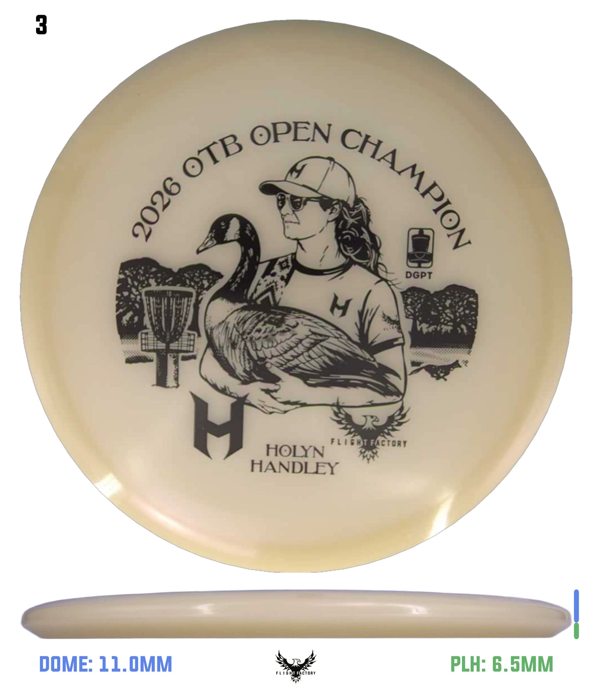 Discraft MEGA GLO Z Buzzz SS -  Holyn Handley 2026 OTB Champion Commemorative Disc