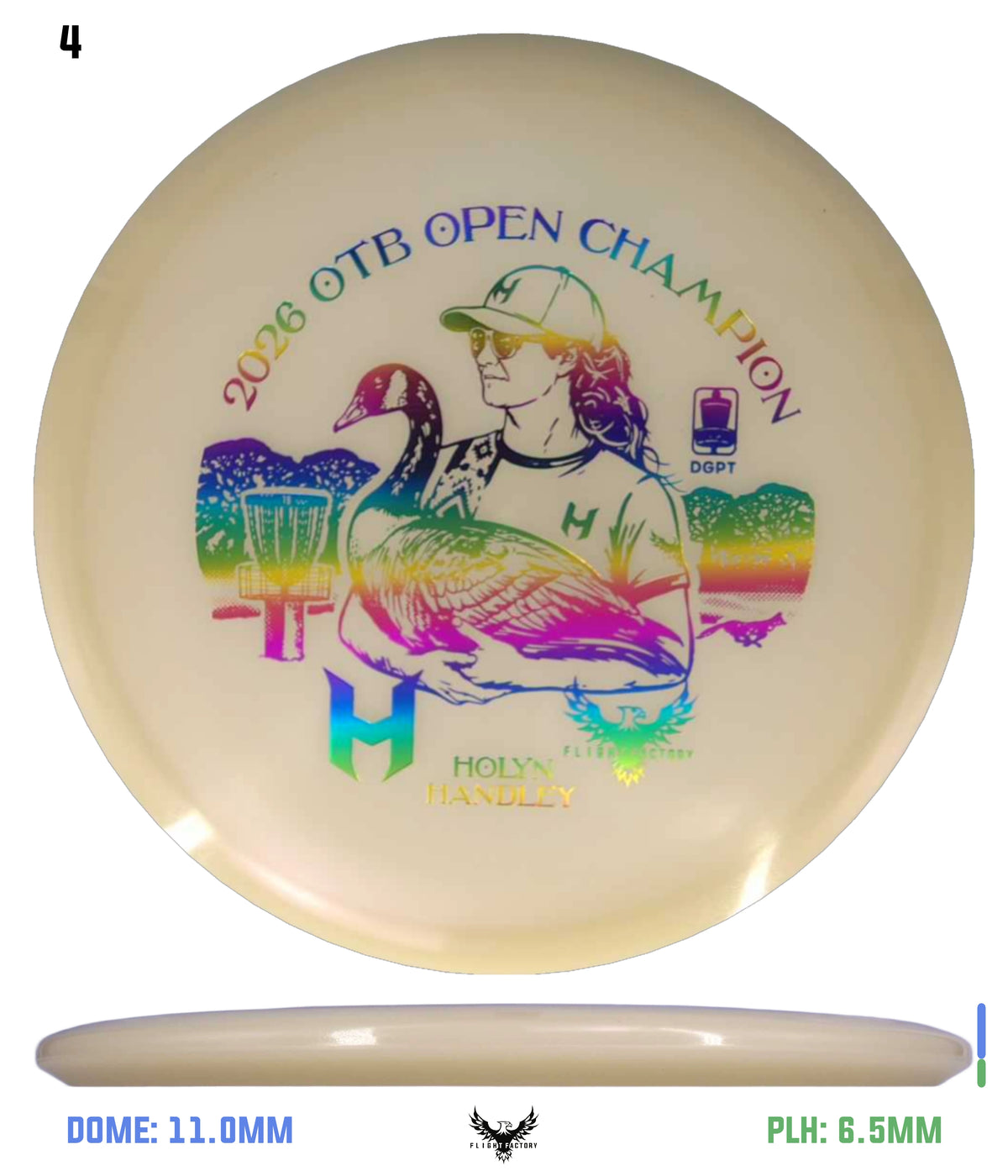 Discraft MEGA GLO Z Buzzz SS -  Holyn Handley 2026 OTB Champion Commemorative Disc