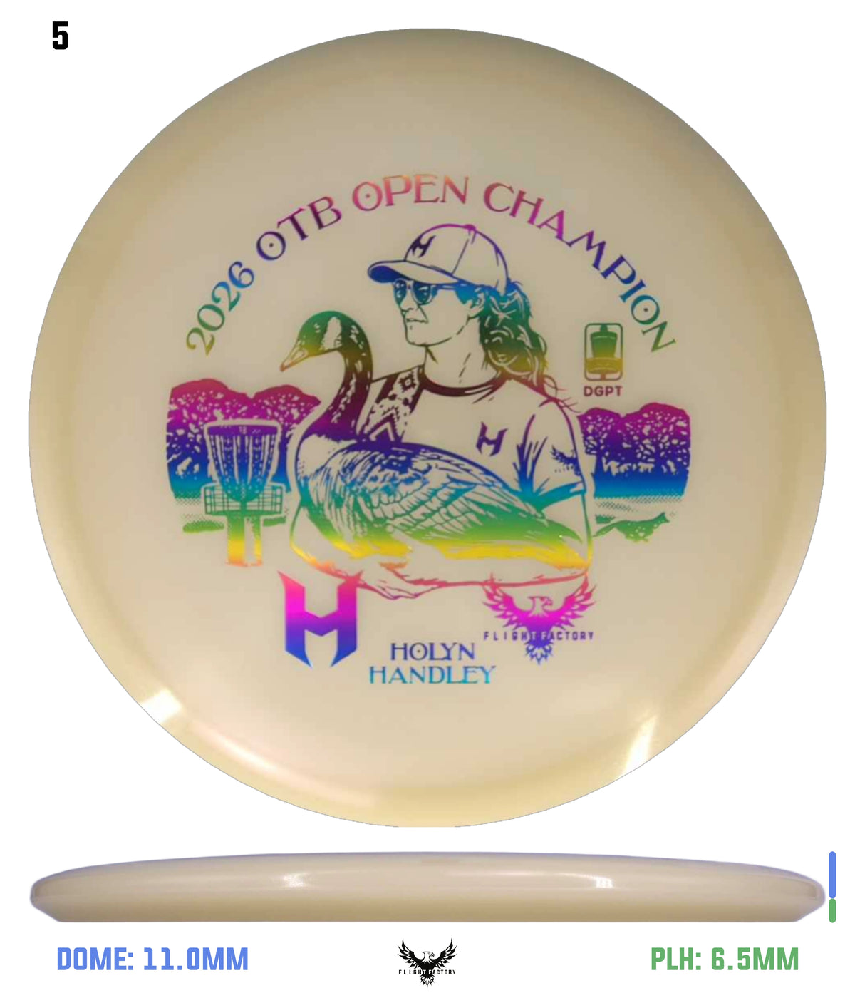Discraft MEGA GLO Z Buzzz SS -  Holyn Handley 2026 OTB Champion Commemorative Disc