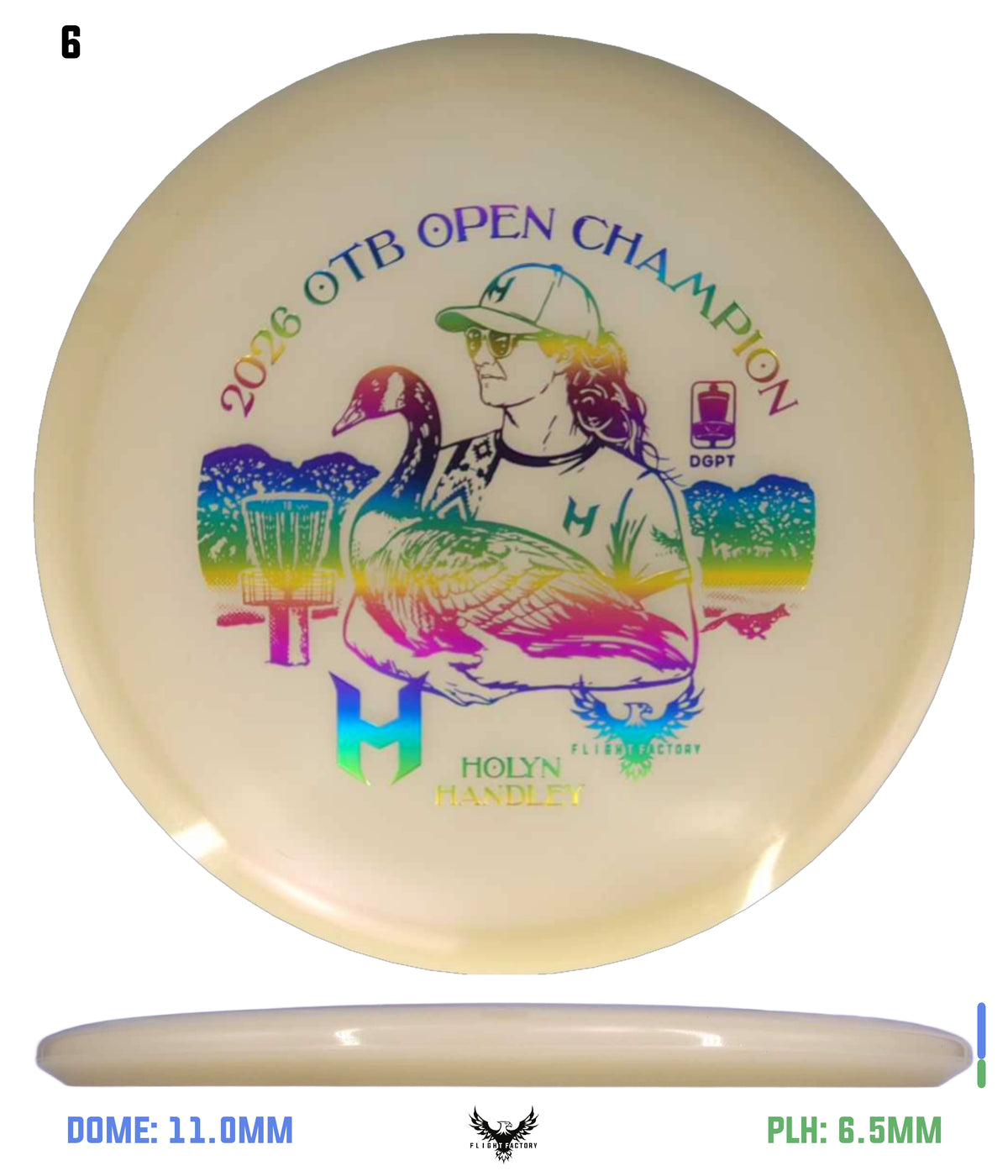 Discraft MEGA GLO Z Buzzz SS -  Holyn Handley 2026 OTB Champion Commemorative Disc