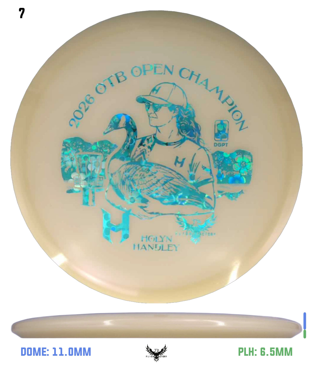 Discraft MEGA GLO Z Buzzz SS -  Holyn Handley 2026 OTB Champion Commemorative Disc
