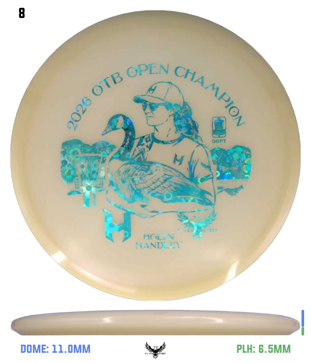 Discraft MEGA GLO Z Buzzz SS -  Holyn Handley 2026 OTB Champion Commemorative Disc