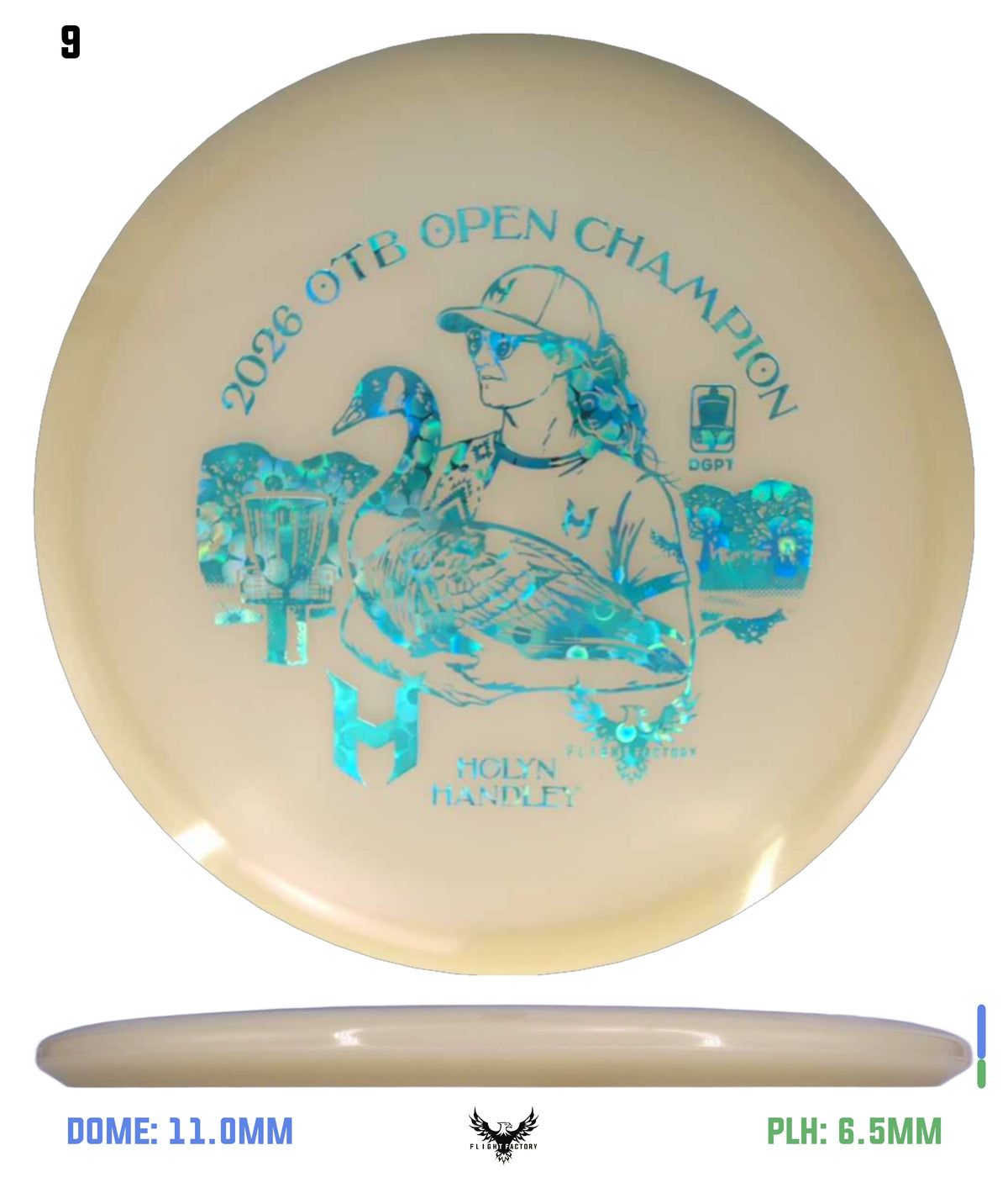Discraft MEGA GLO Z Buzzz SS -  Holyn Handley 2026 OTB Champion Commemorative Disc