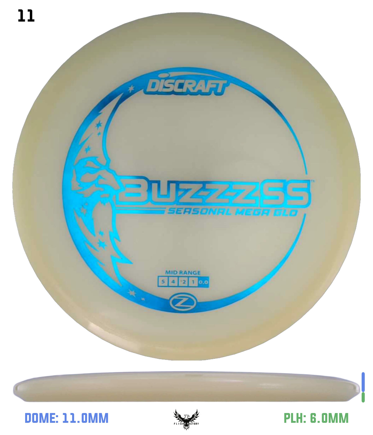 Discraft Seasonal Mega Glo Z Buzzz SS