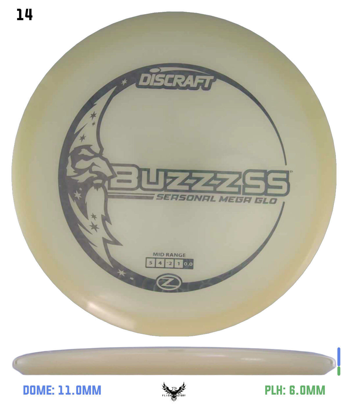 Discraft Seasonal Mega Glo Z Buzzz SS
