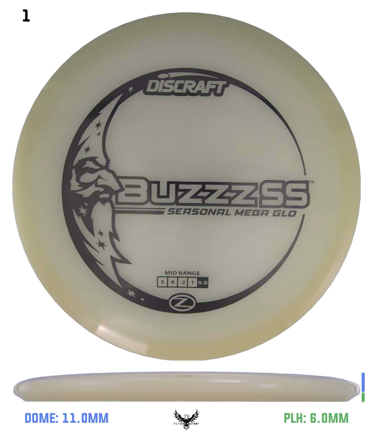 Discraft Seasonal Mega Glo Z Buzzz SS