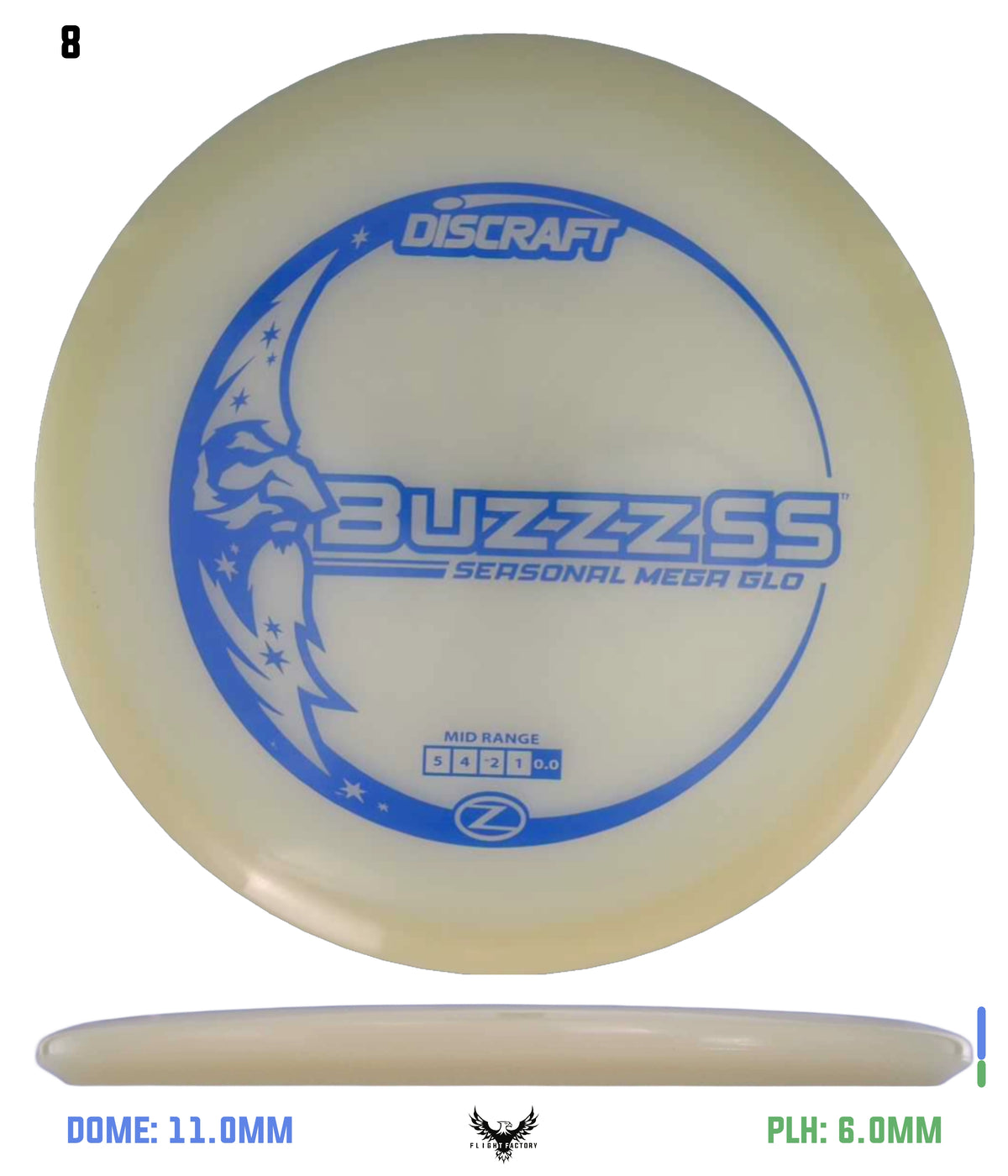 Discraft Seasonal Mega Glo Z Buzzz SS