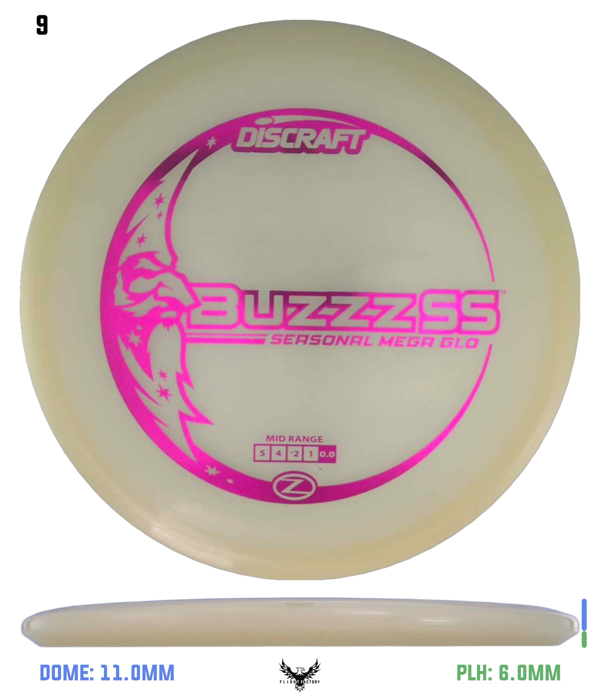 Discraft Seasonal Mega Glo Z Buzzz SS