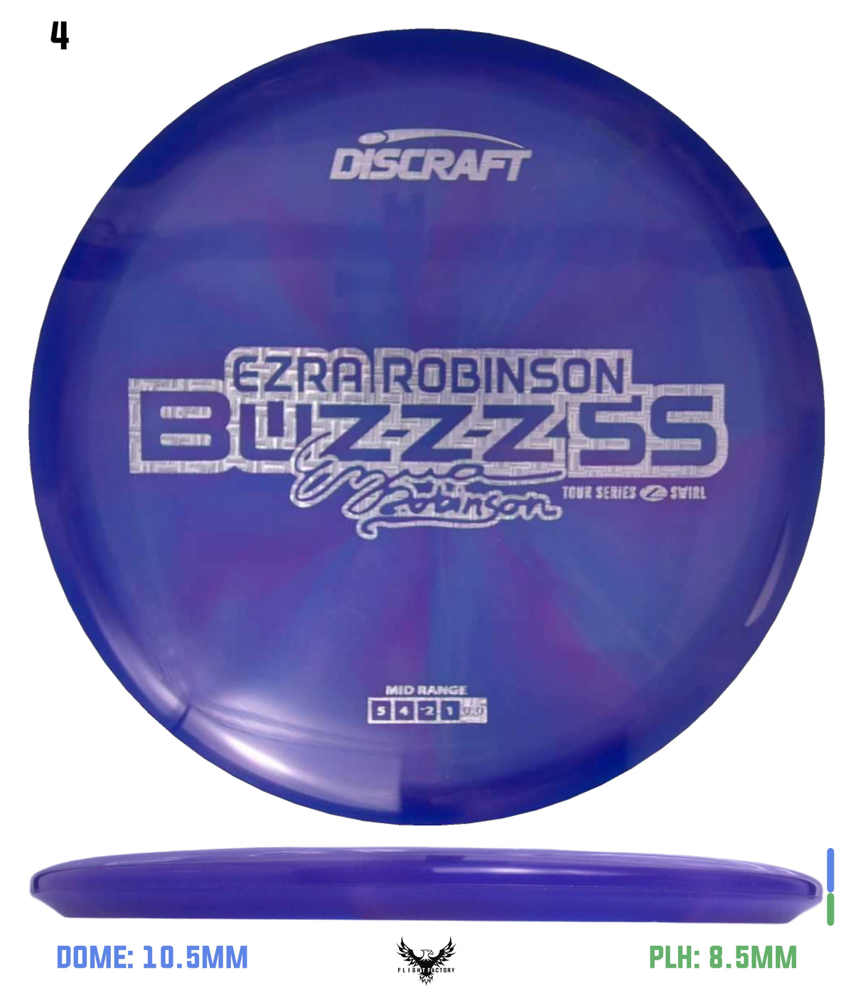 Discraft Ezra Robinson 2025 Tour Series Z Swirl Buzzz SS