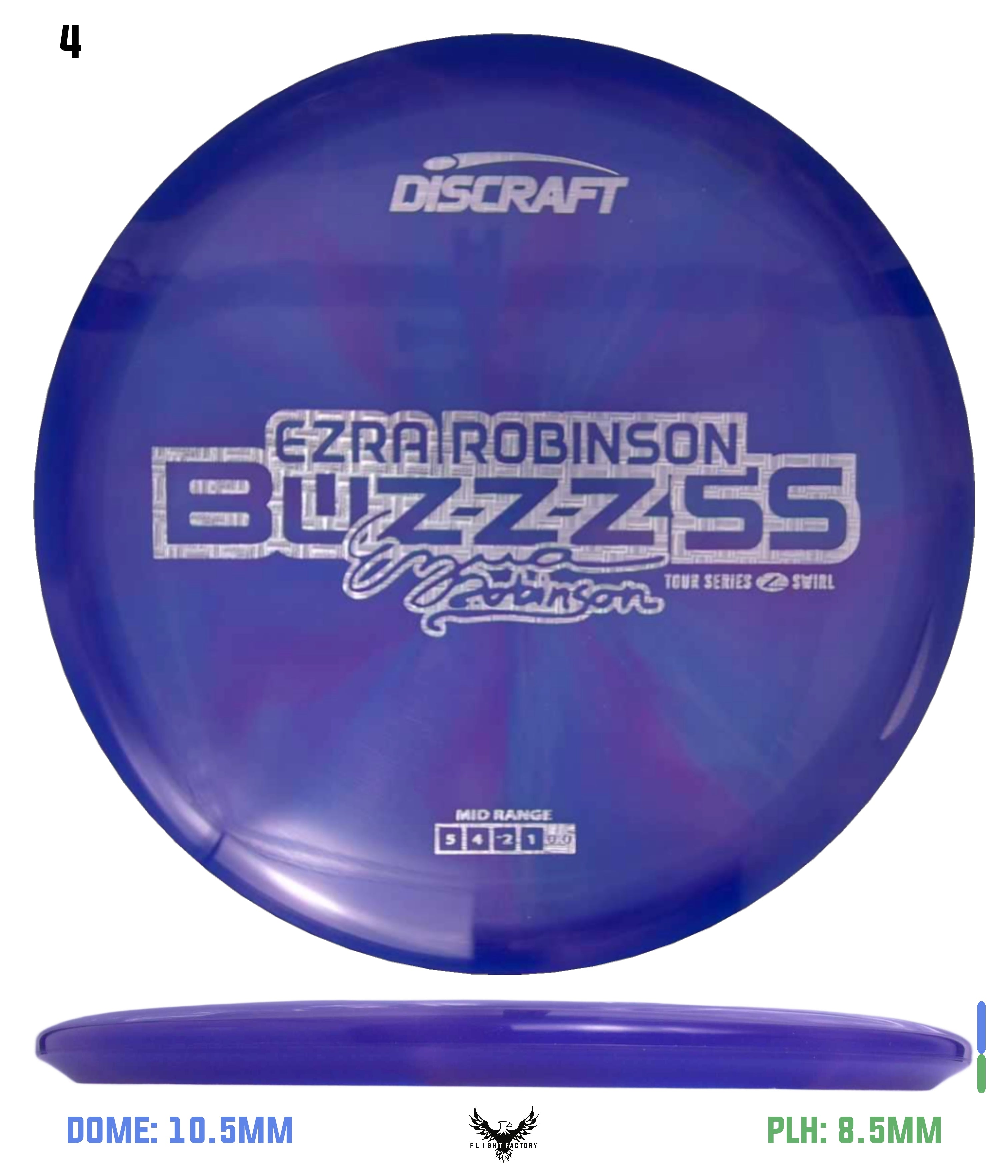 Discraft Ezra Robinson 2025 Tour Series Z Swirl Buzzz SS