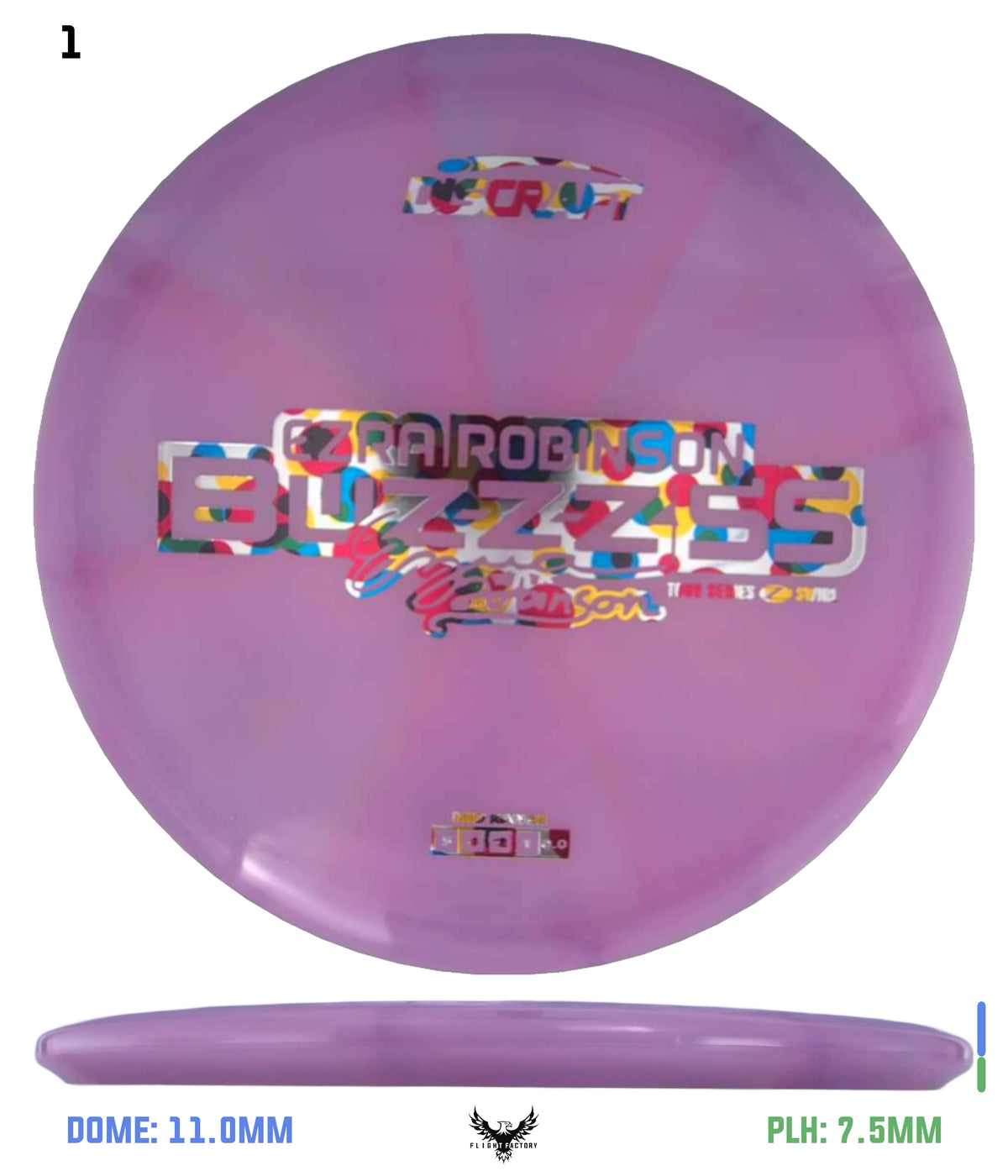 Discraft Ezra Robinson 2025 Tour Series Z Swirl Buzzz SS