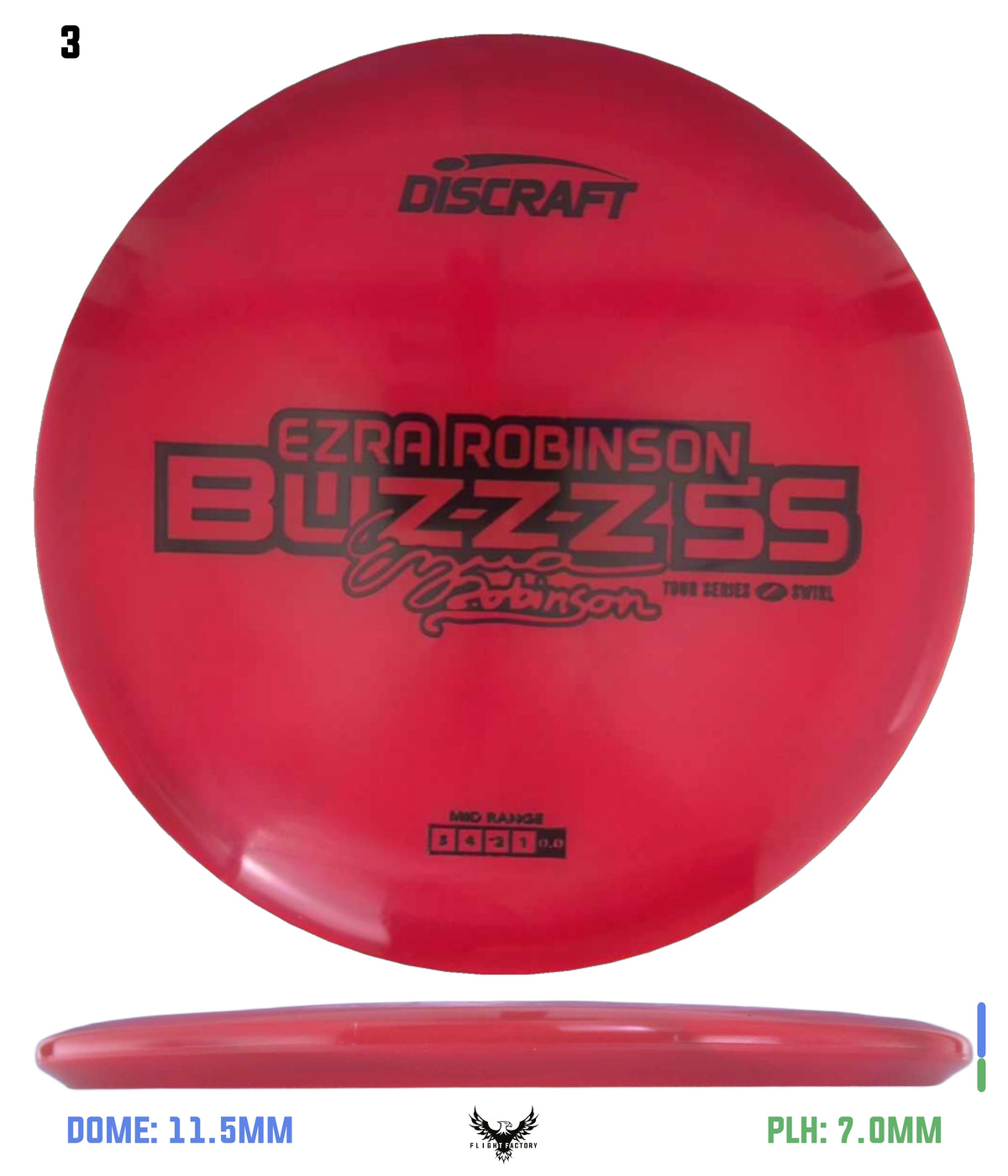 Discraft Ezra Robinson 2025 Tour Series Z Swirl Buzzz SS