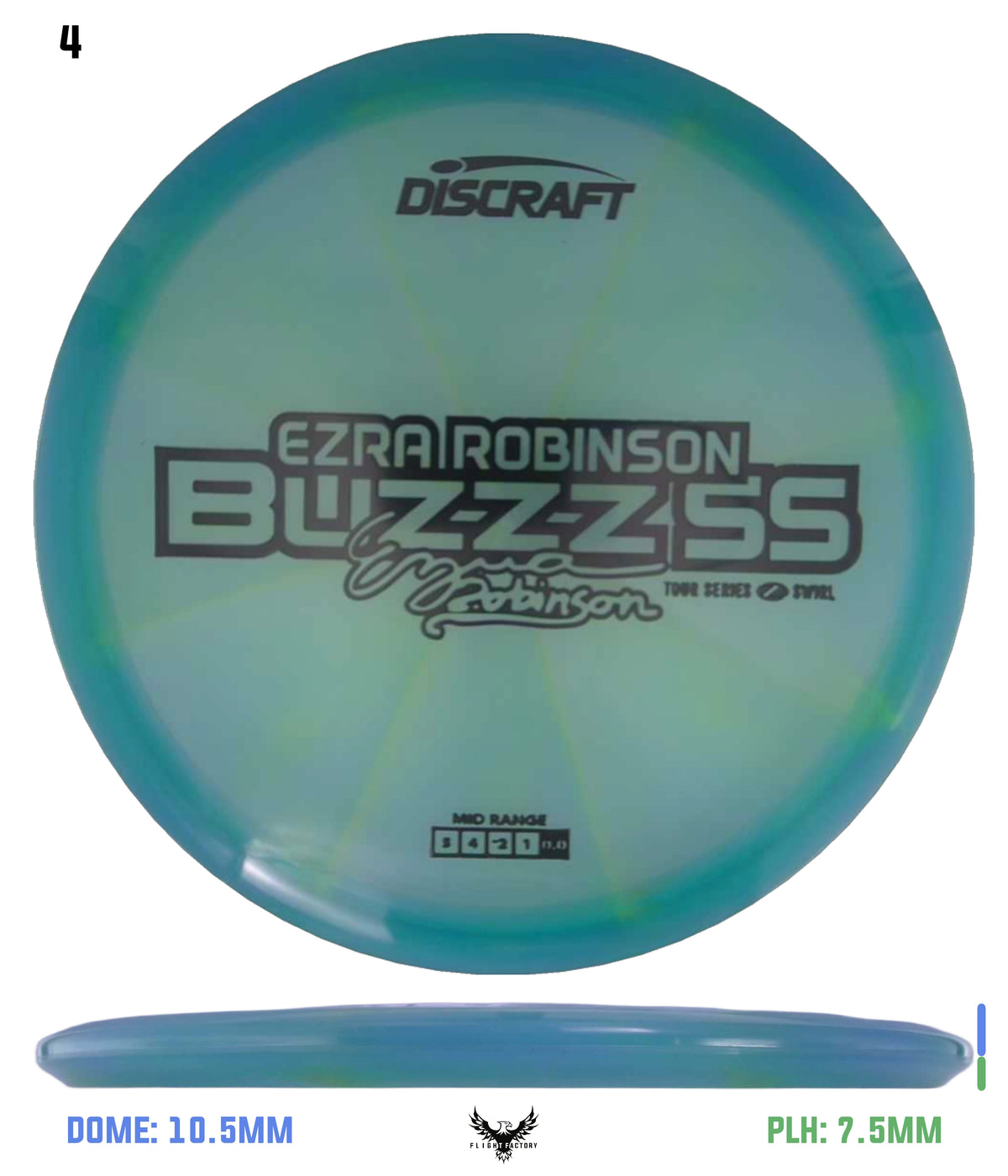 Discraft Ezra Robinson 2025 Tour Series Z Swirl Buzzz SS