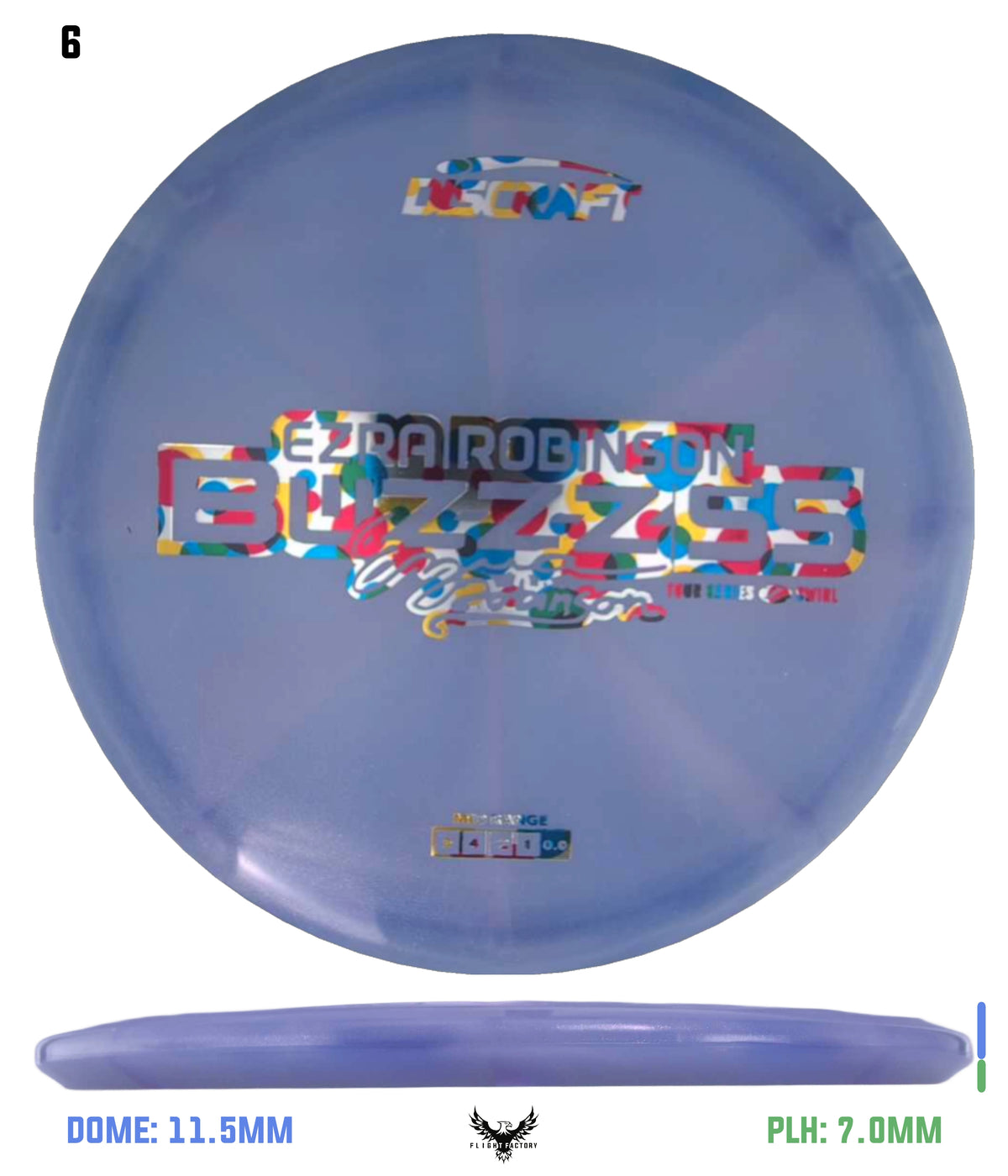Discraft Ezra Robinson 2025 Tour Series Z Swirl Buzzz SS