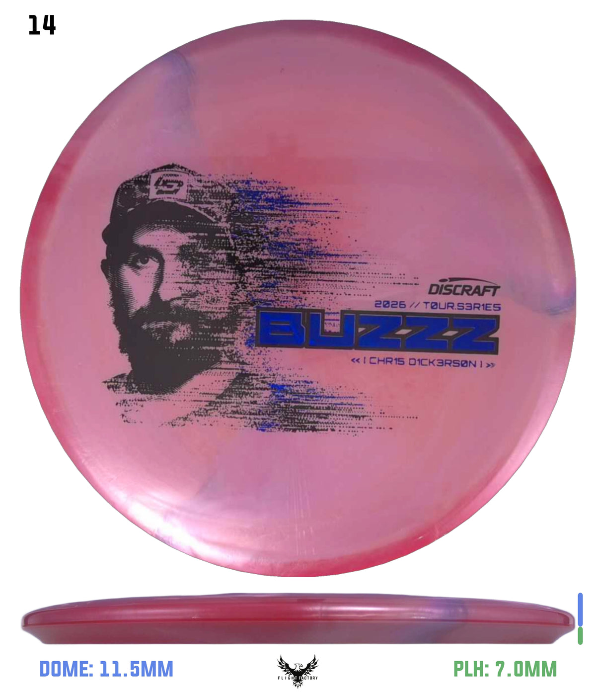Discraft 2026 Tour Series Buzzz - Chris Dickerson