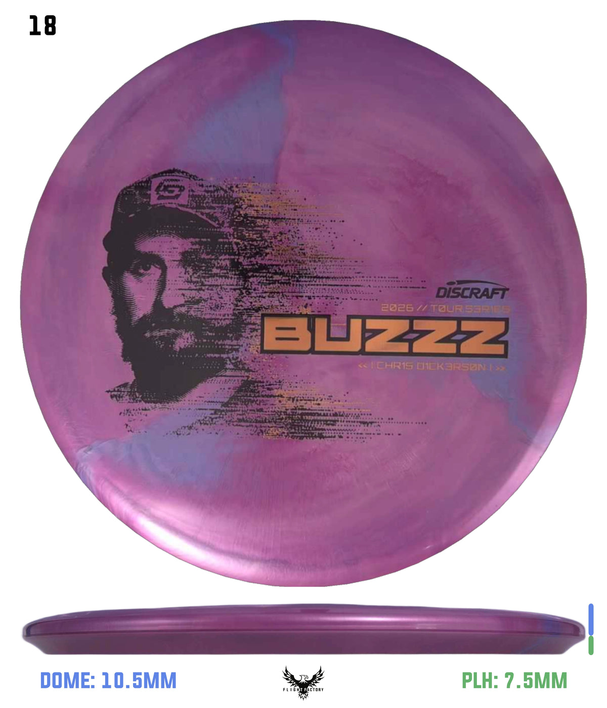 Discraft 2026 Tour Series Buzzz - Chris Dickerson