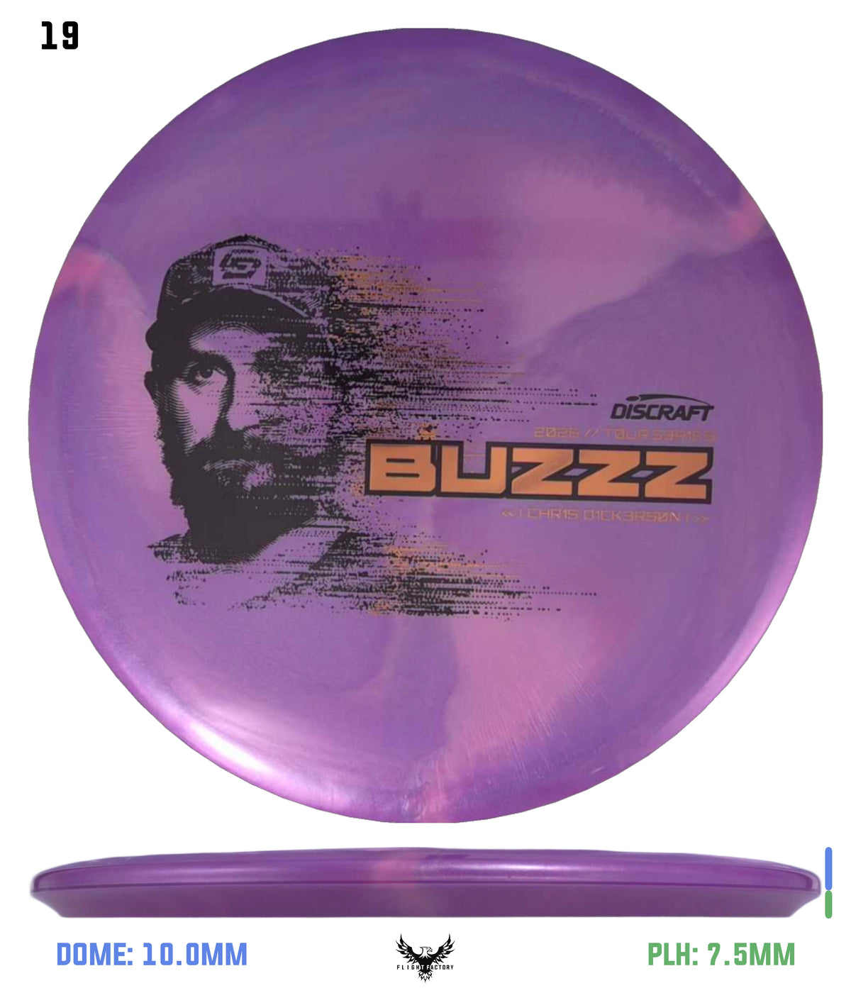 Discraft 2026 Tour Series Buzzz - Chris Dickerson