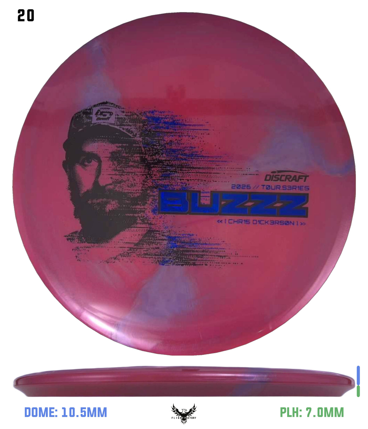 Discraft 2026 Tour Series Buzzz - Chris Dickerson