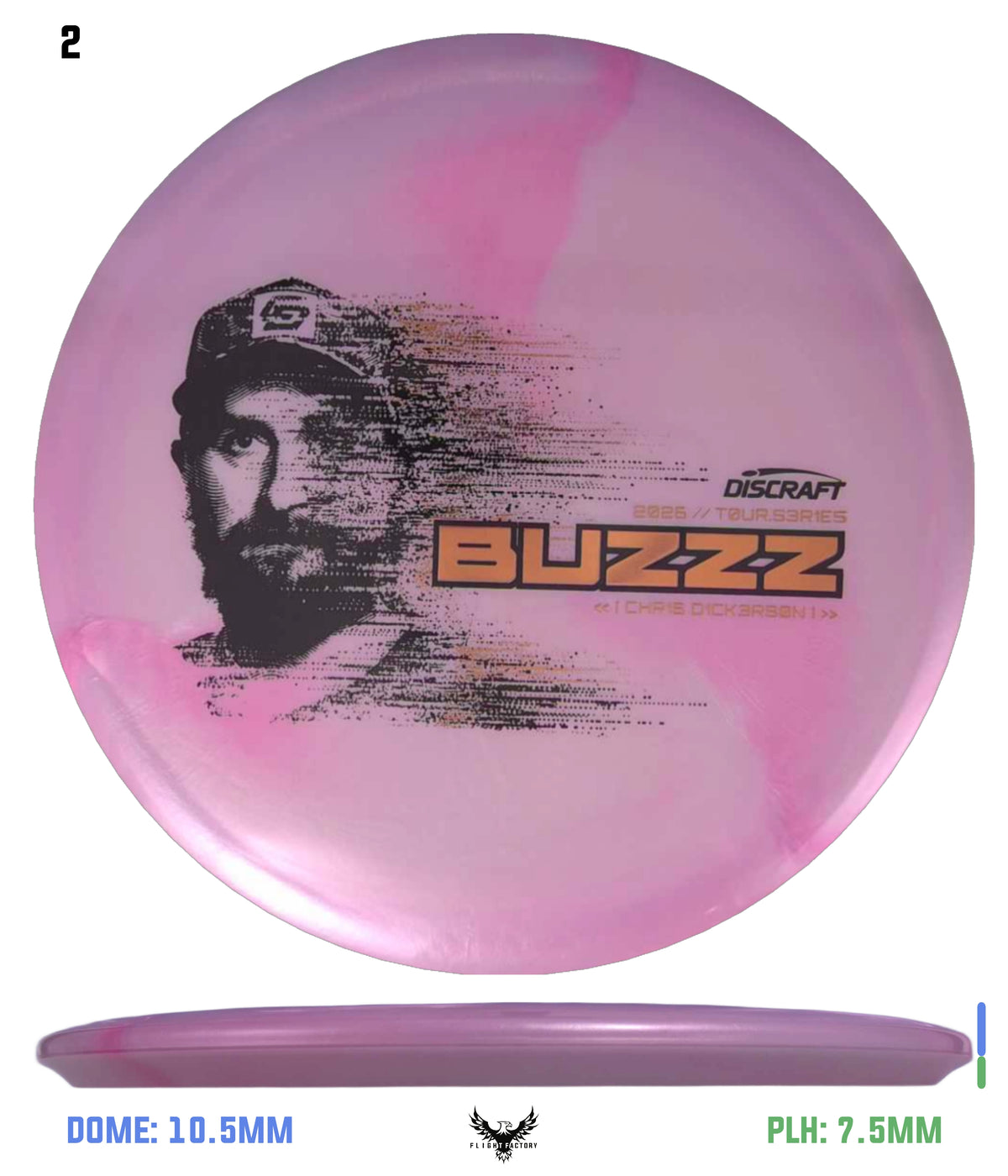 Discraft 2026 Tour Series Buzzz - Chris Dickerson
