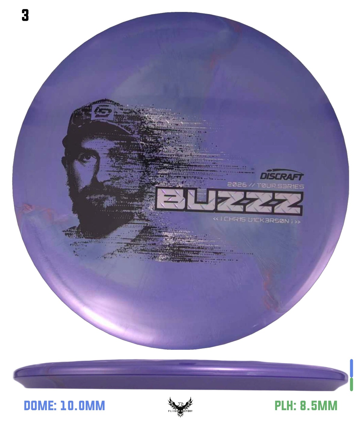 Discraft 2026 Tour Series Buzzz - Chris Dickerson