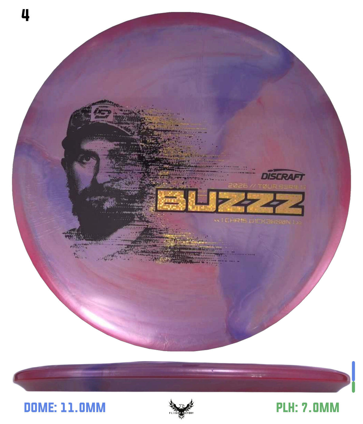 Discraft 2026 Tour Series Buzzz - Chris Dickerson