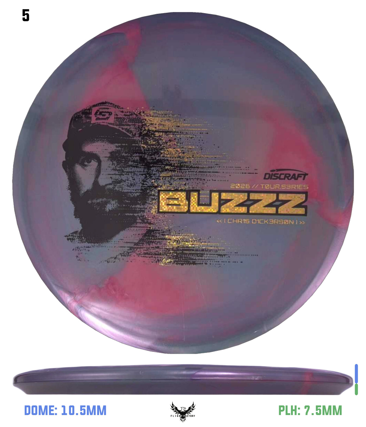 Discraft 2026 Tour Series Buzzz - Chris Dickerson