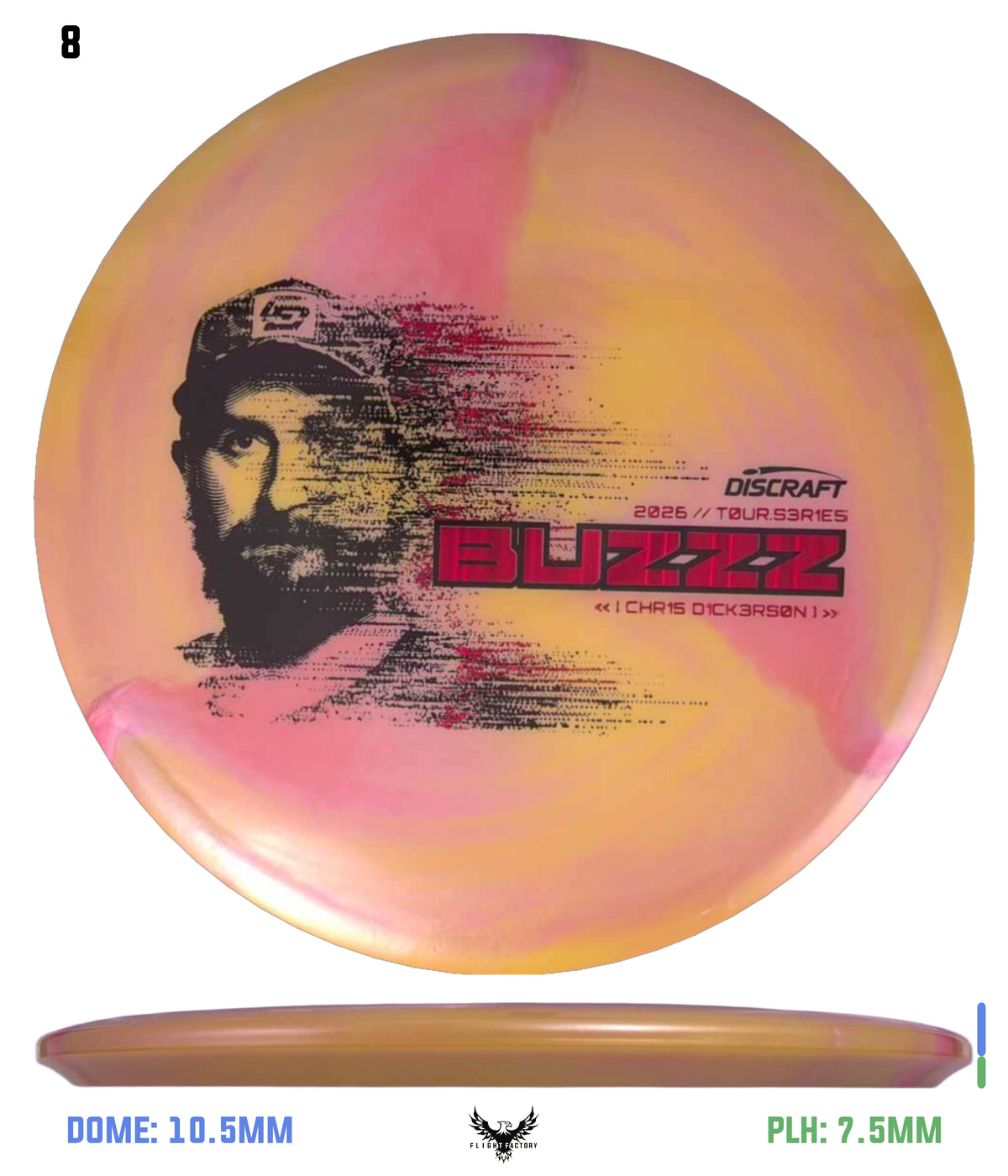 Discraft 2026 Tour Series Buzzz - Chris Dickerson