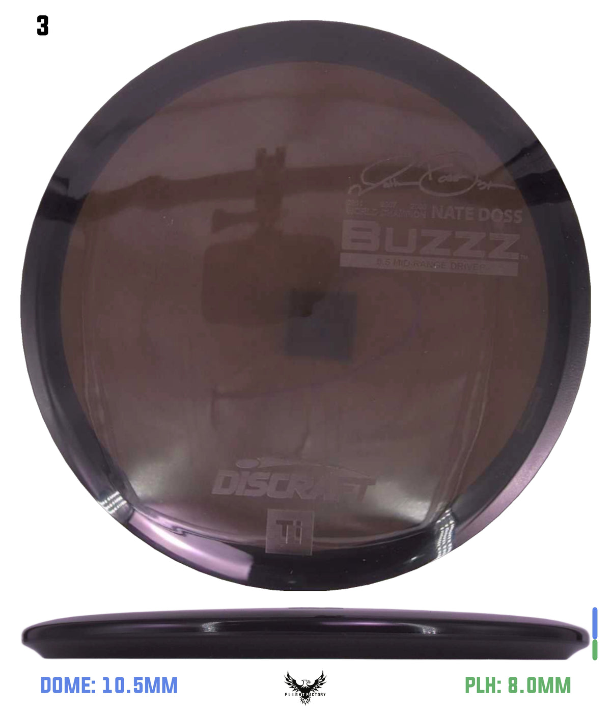 Discraft Nate Doss CryZtal Buzzz Re-Issue - 2026 Worlds Edition
