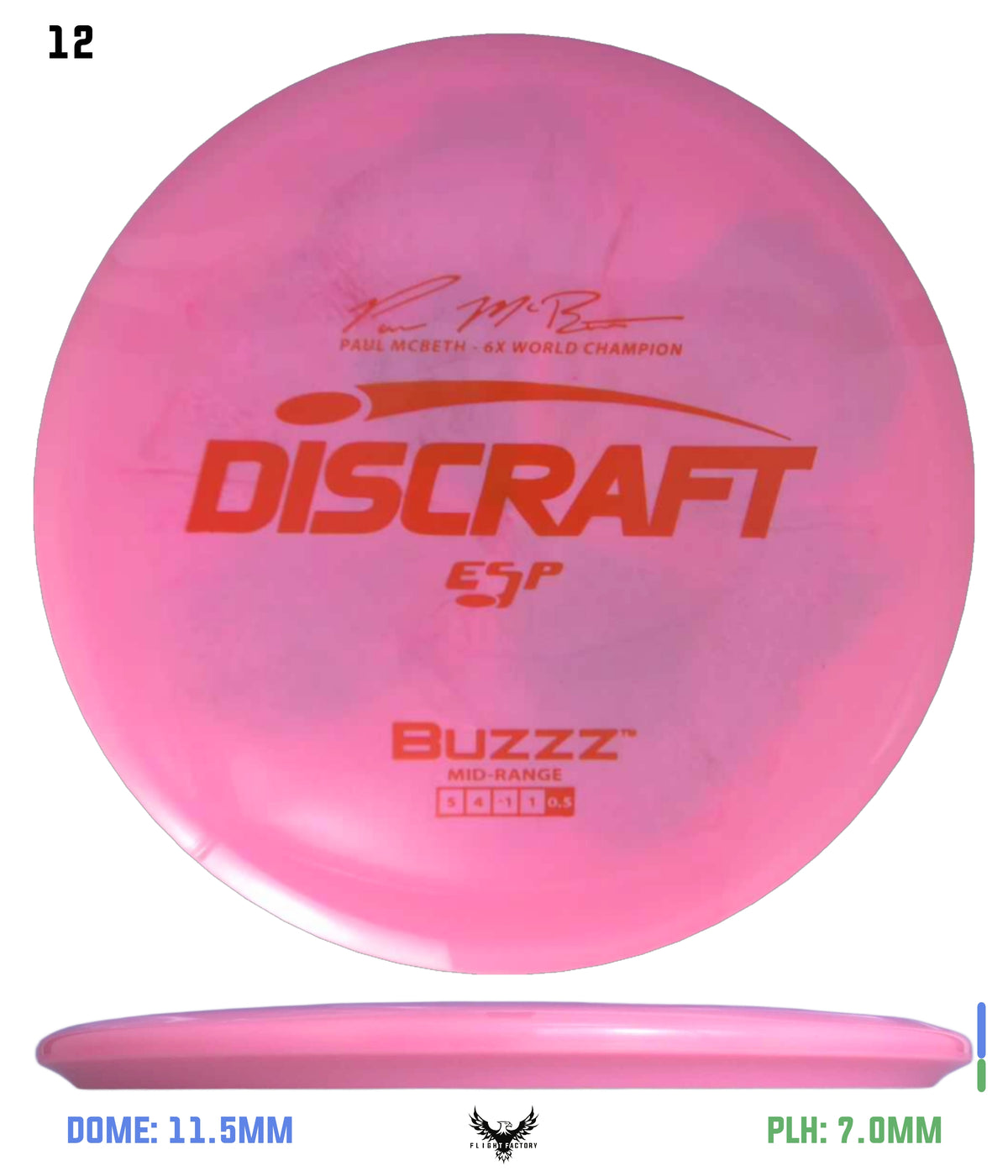 Discraft Paul McBeth 6x Signature Series ESP Buzzz