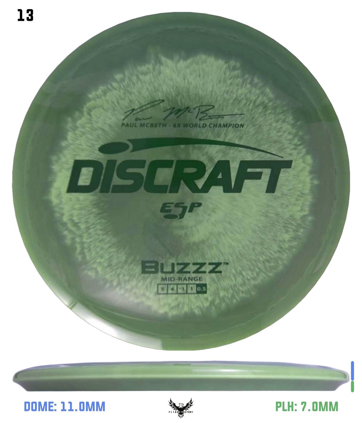 Discraft Paul McBeth 6x Signature Series ESP Buzzz