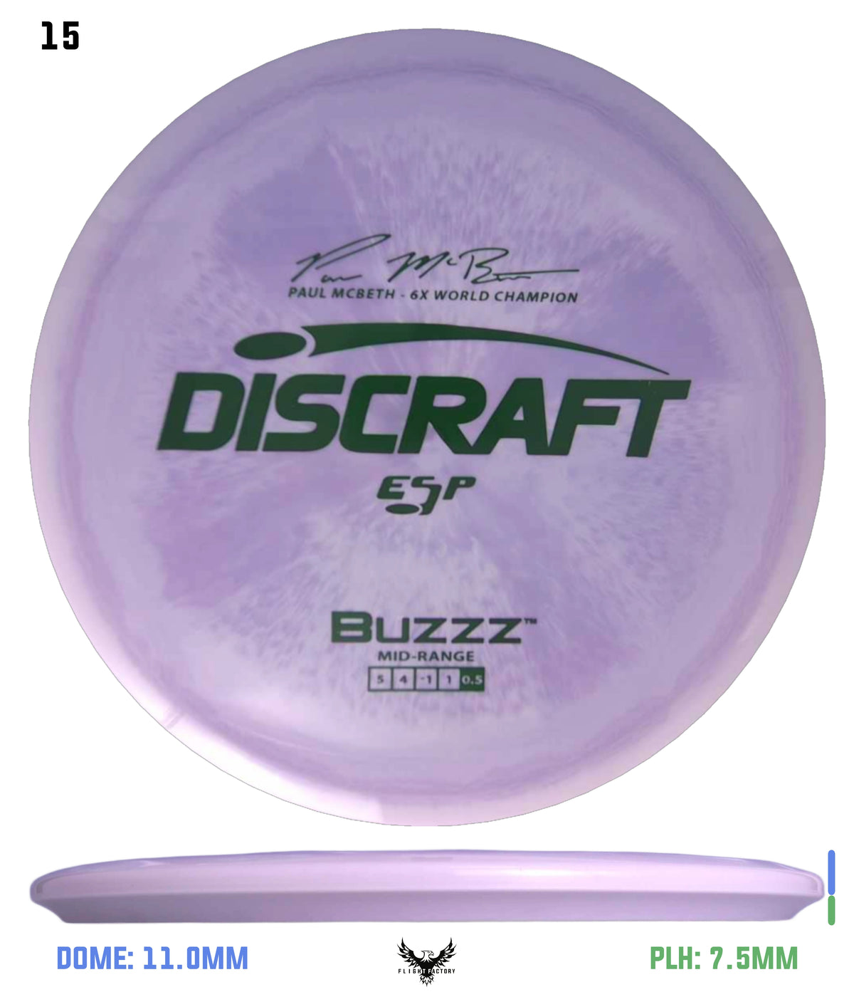 Discraft Paul McBeth 6x Signature Series ESP Buzzz