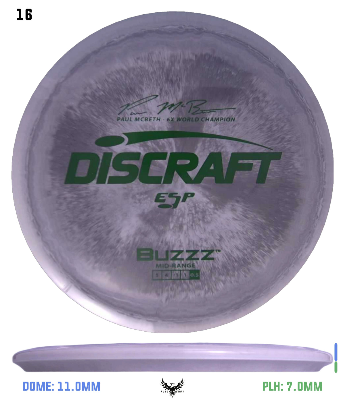 Discraft Paul McBeth 6x Signature Series ESP Buzzz