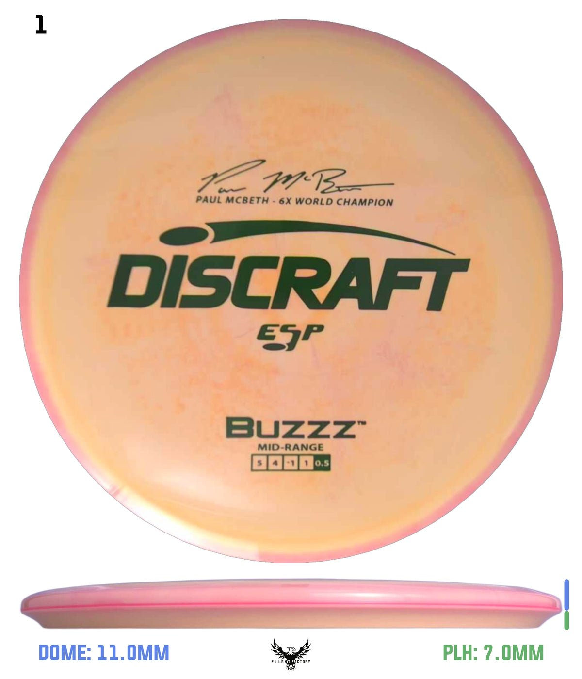 Discraft Paul McBeth 6x Signature Series ESP Buzzz