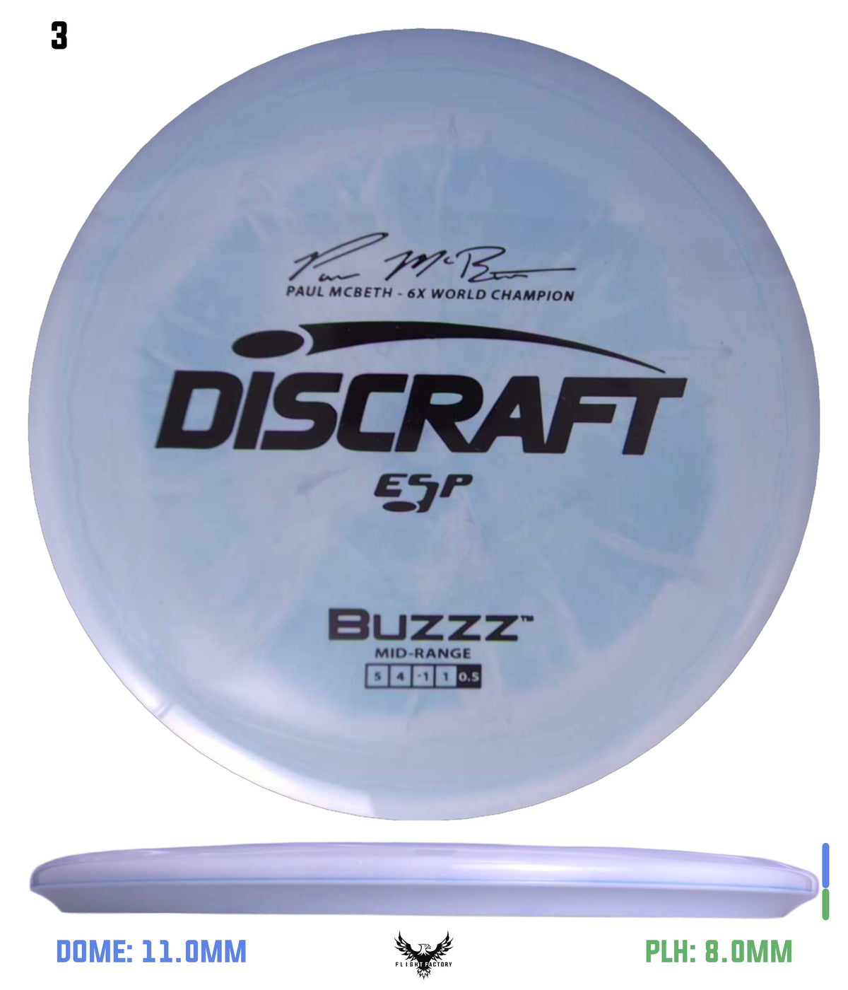 Discraft Paul McBeth 6x Signature Series ESP Buzzz