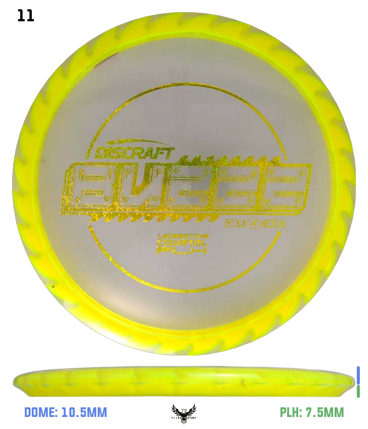 Discraft Charity Edition Cryztal FLX FuZed Buzzz - Ledgestone 2025 Finale