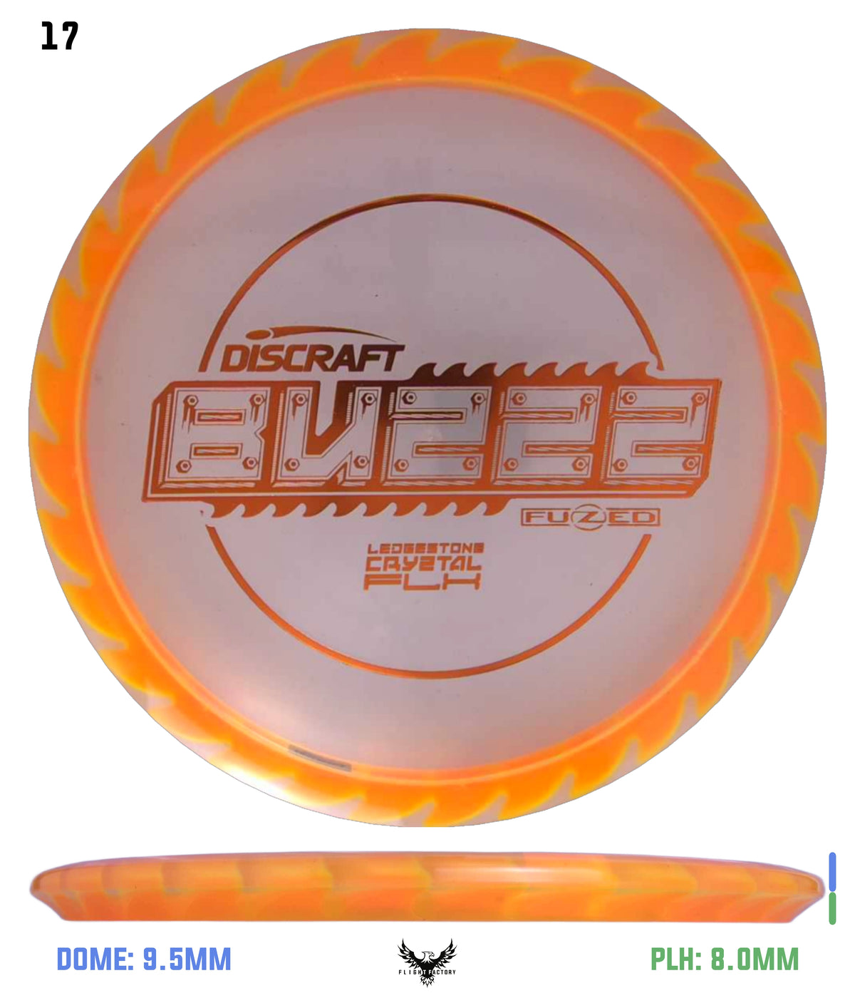 Discraft Charity Edition Cryztal FLX FuZed Buzzz - Ledgestone 2025 Finale