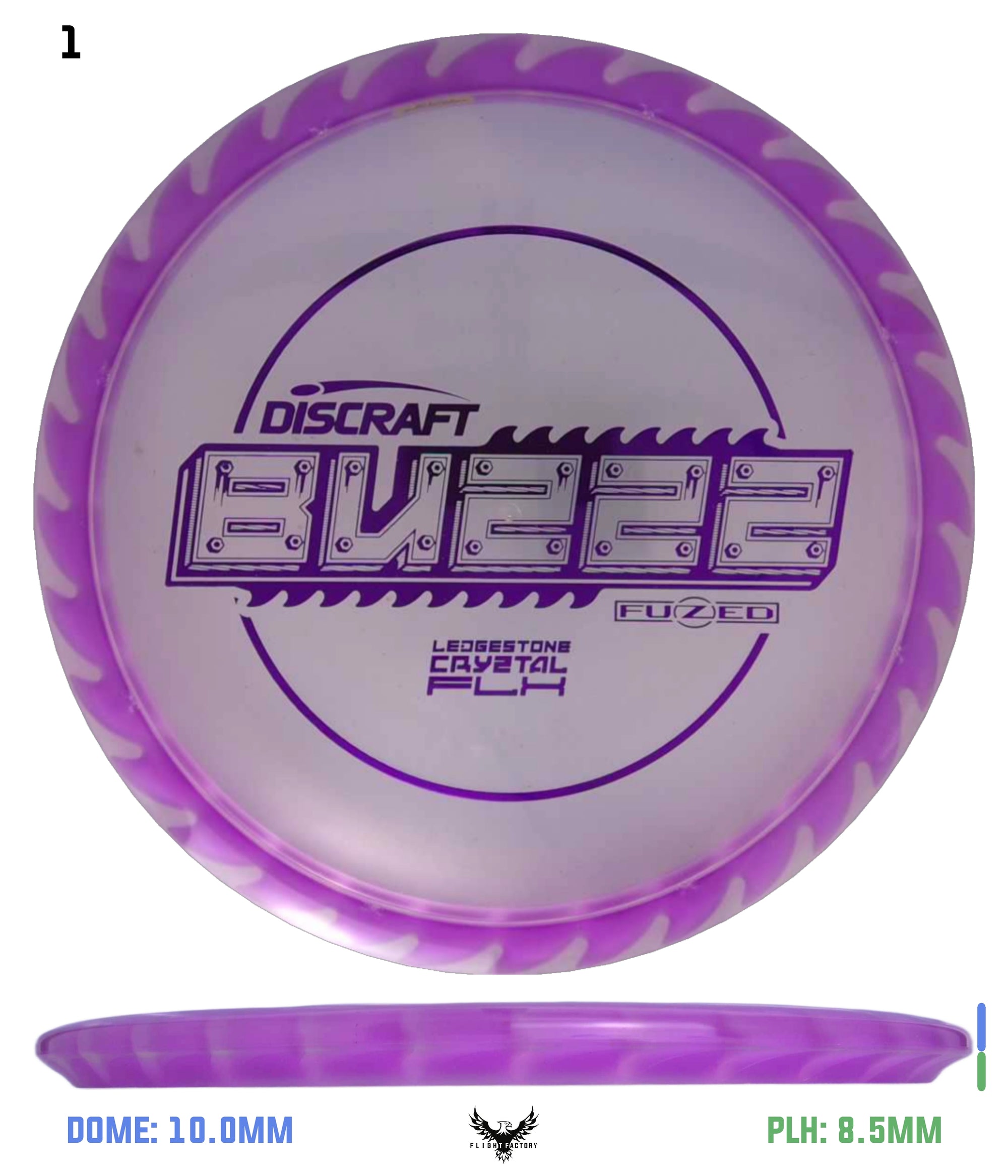 Discraft Charity Edition Cryztal FLX FuZed Buzzz - Ledgestone 2025 Finale