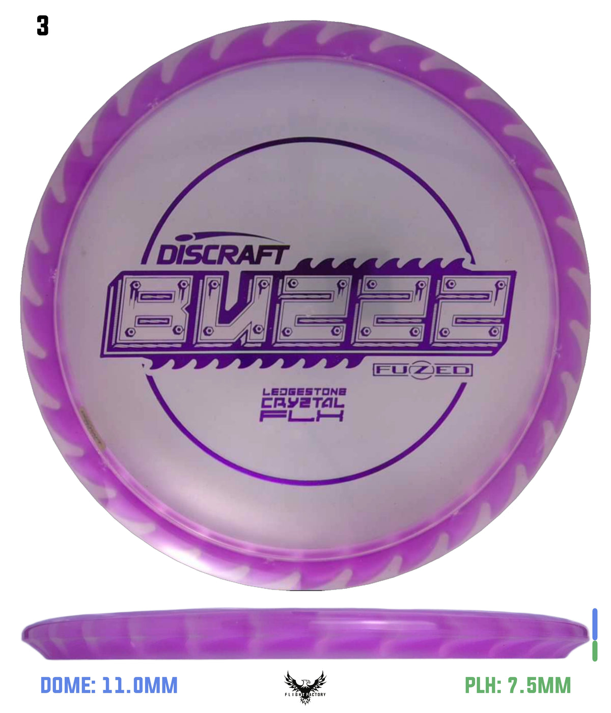Discraft Charity Edition Cryztal FLX FuZed Buzzz - Ledgestone 2025 Finale