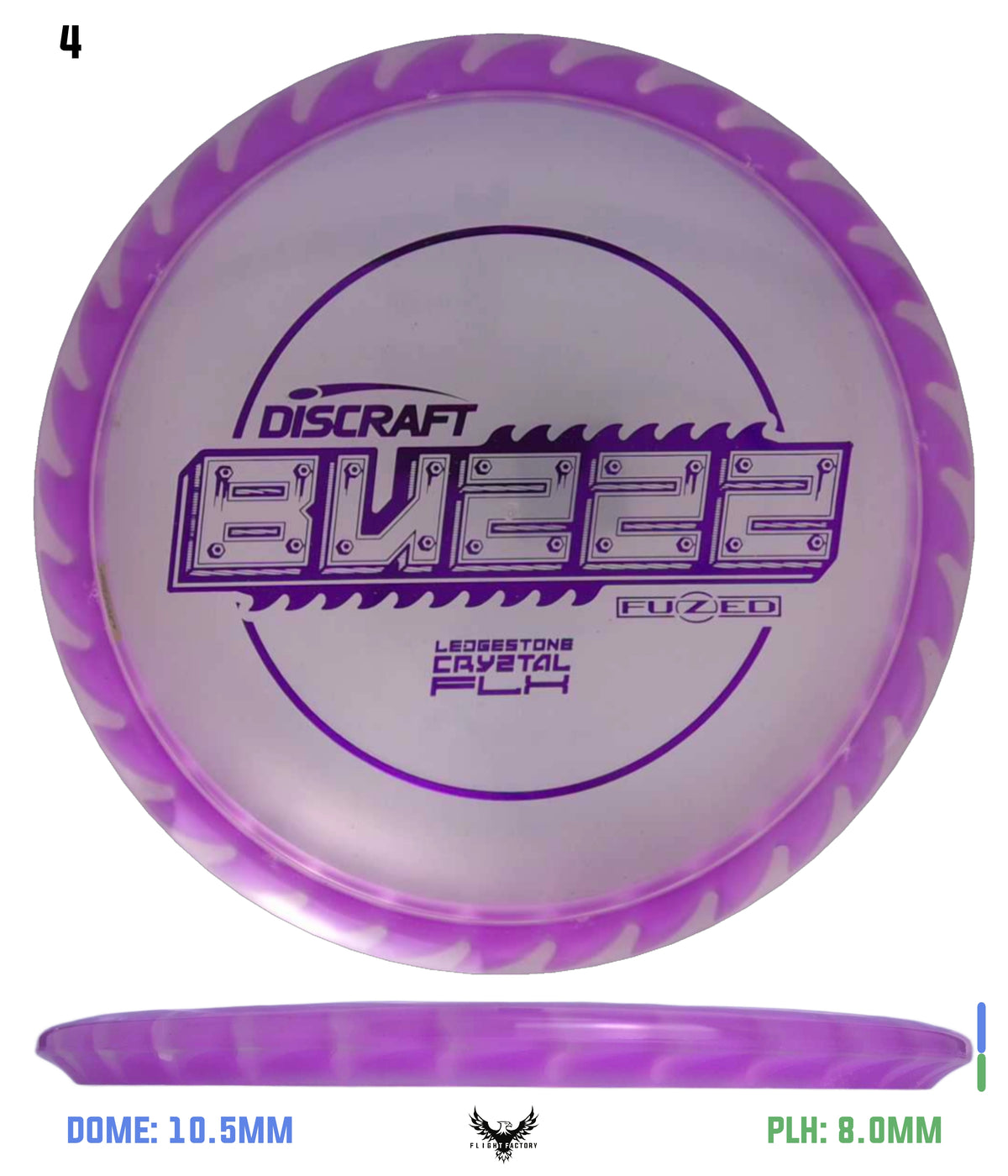 Discraft Charity Edition Cryztal FLX FuZed Buzzz - Ledgestone 2025 Finale
