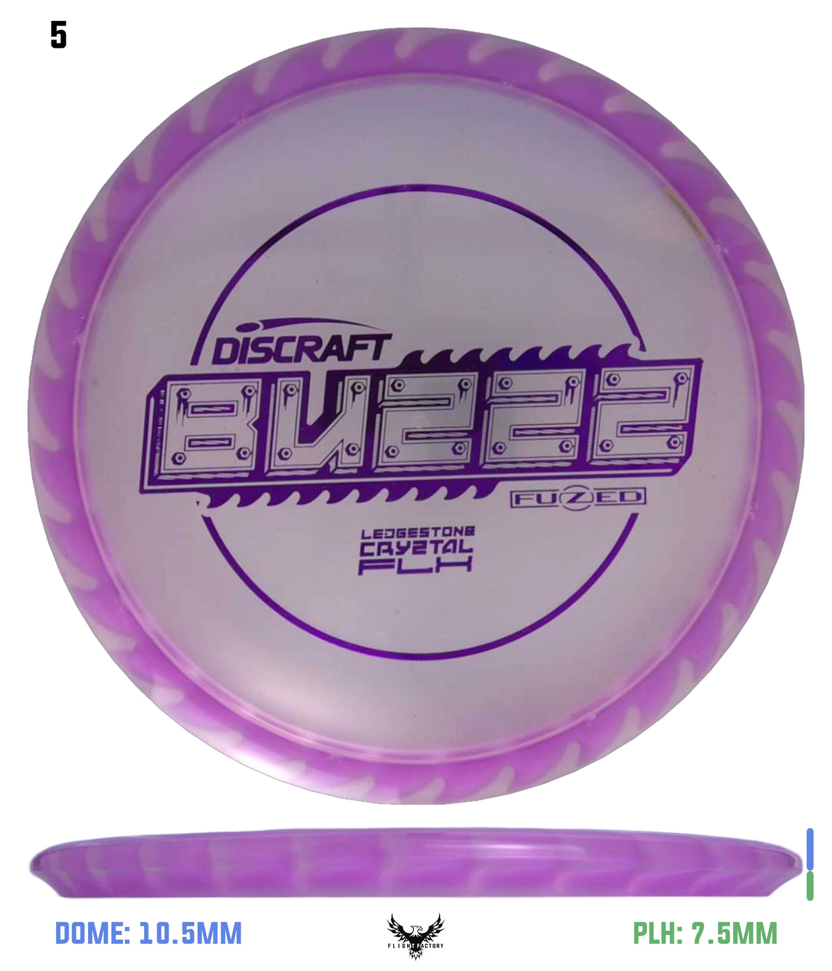 Discraft Charity Edition Cryztal FLX FuZed Buzzz - Ledgestone 2025 Finale