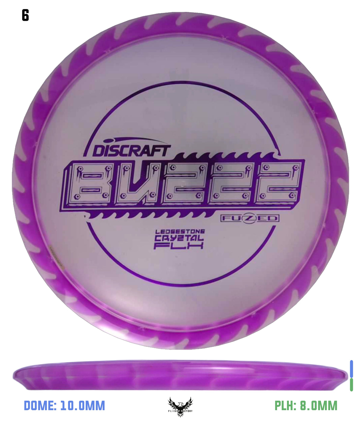 Discraft Charity Edition Cryztal FLX FuZed Buzzz - Ledgestone 2025 Finale