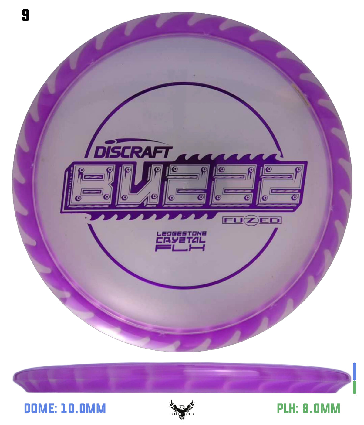 Discraft Charity Edition Cryztal FLX FuZed Buzzz - Ledgestone 2025 Finale