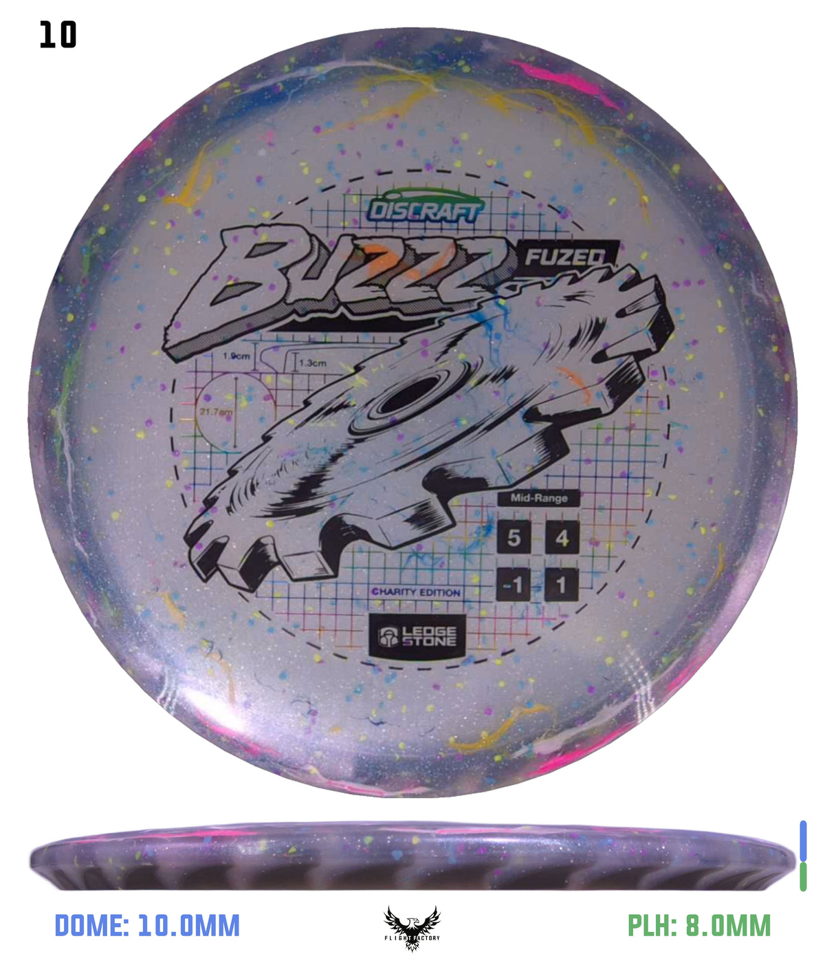Discraft Ledgestone Charity FuZed Buzzz w/ Solid ESP Rim (2026)