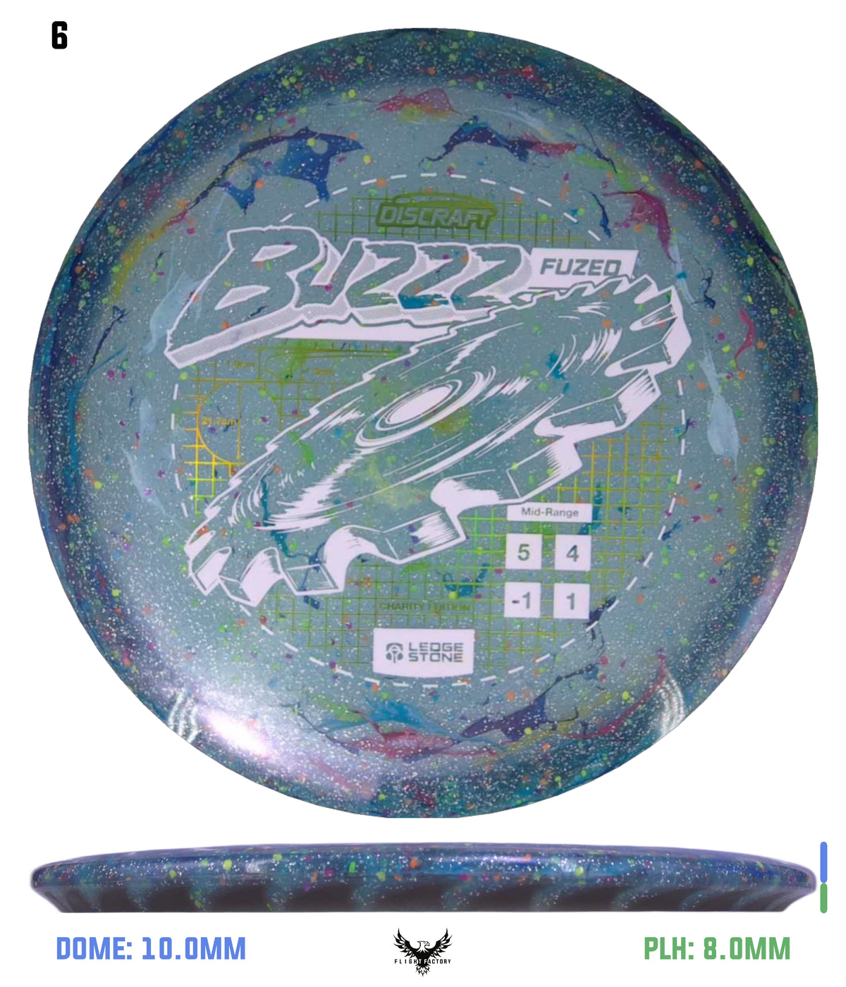 Discraft Ledgestone Charity FuZed Buzzz w/ Solid ESP Rim (2026)