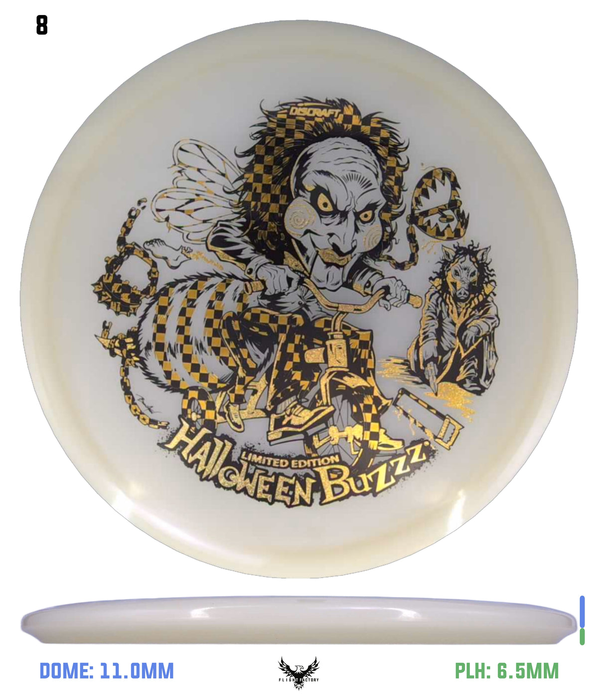 Discraft Mega Glo Buzzz - Halloween 2026