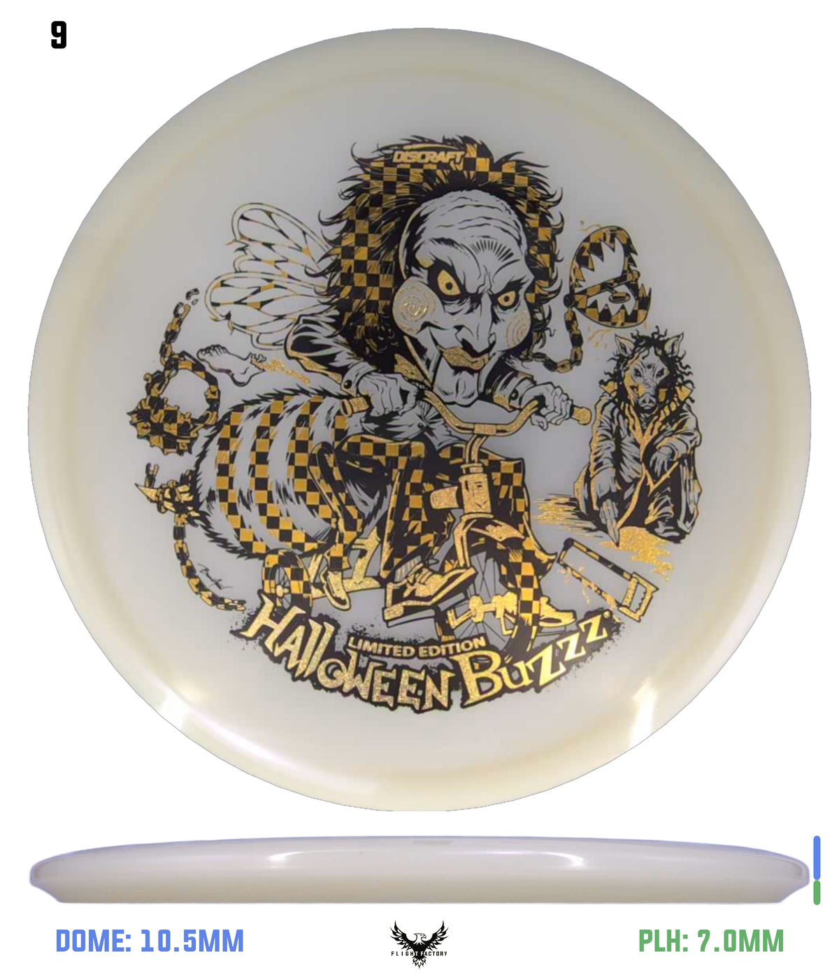 Discraft Mega Glo Buzzz - Halloween 2026