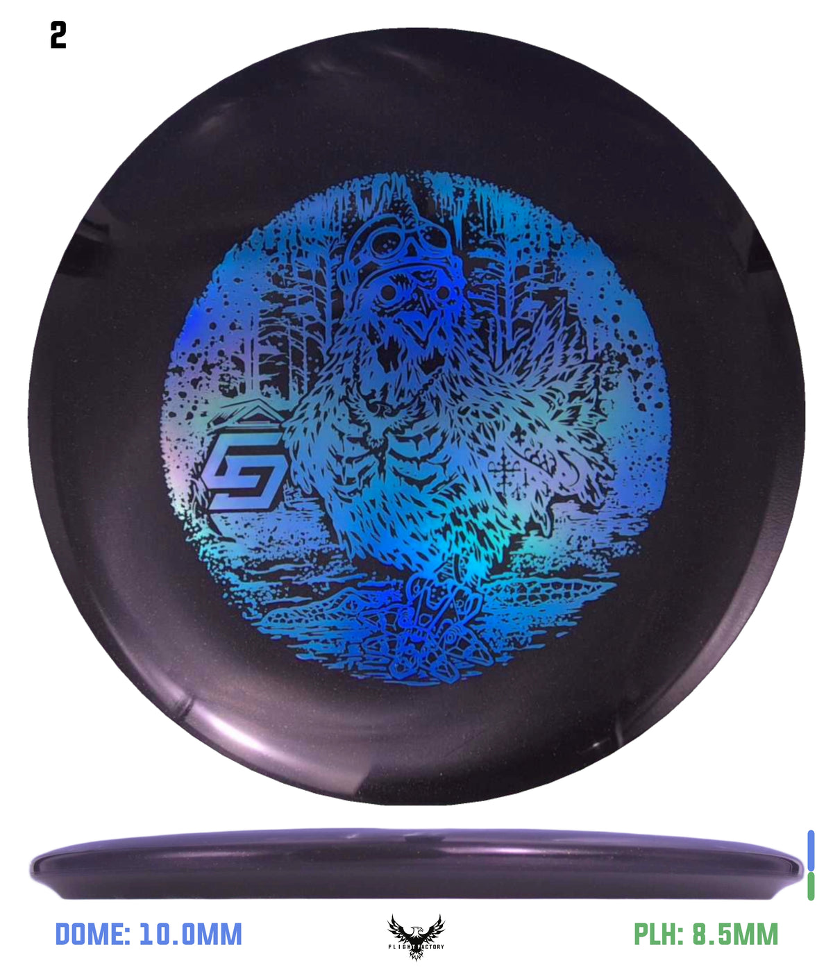 Discraft Midnight Metallic ESP Buzzz - Chris Dickerson Voodoo Chicken