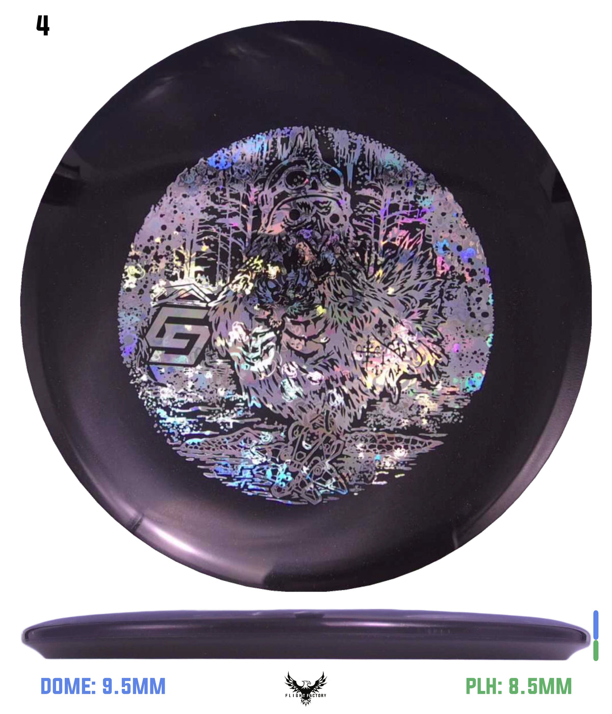 Discraft Midnight Metallic ESP Buzzz - Chris Dickerson Voodoo Chicken