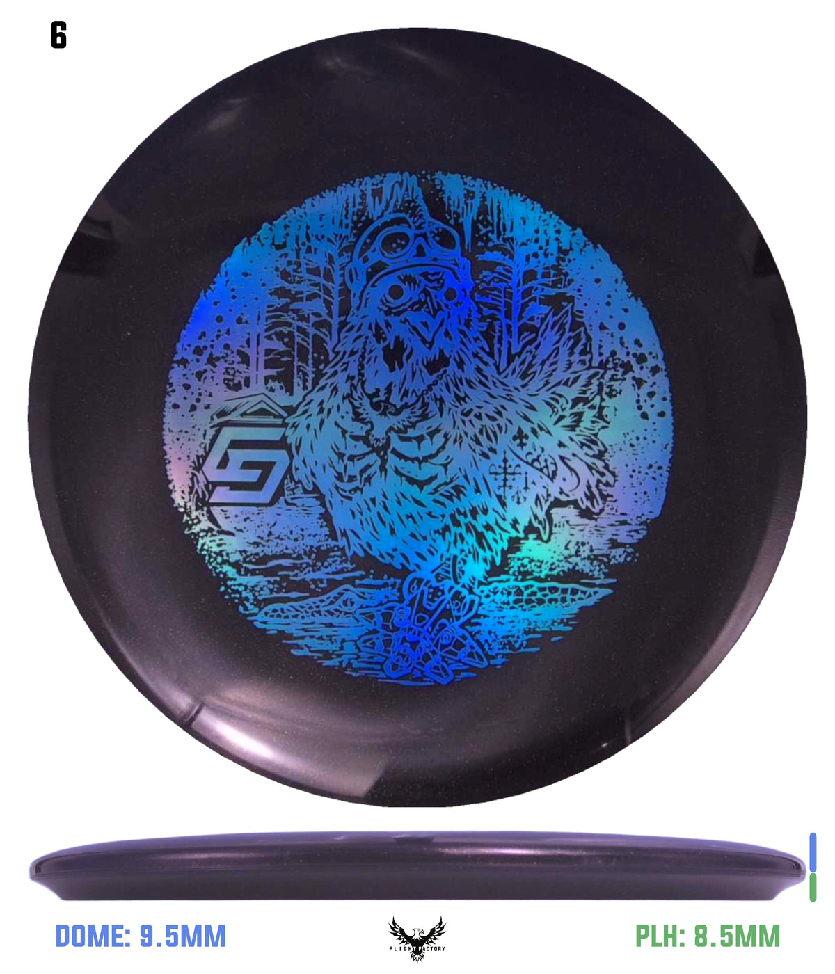 Discraft Midnight Metallic ESP Buzzz - Chris Dickerson Voodoo Chicken
