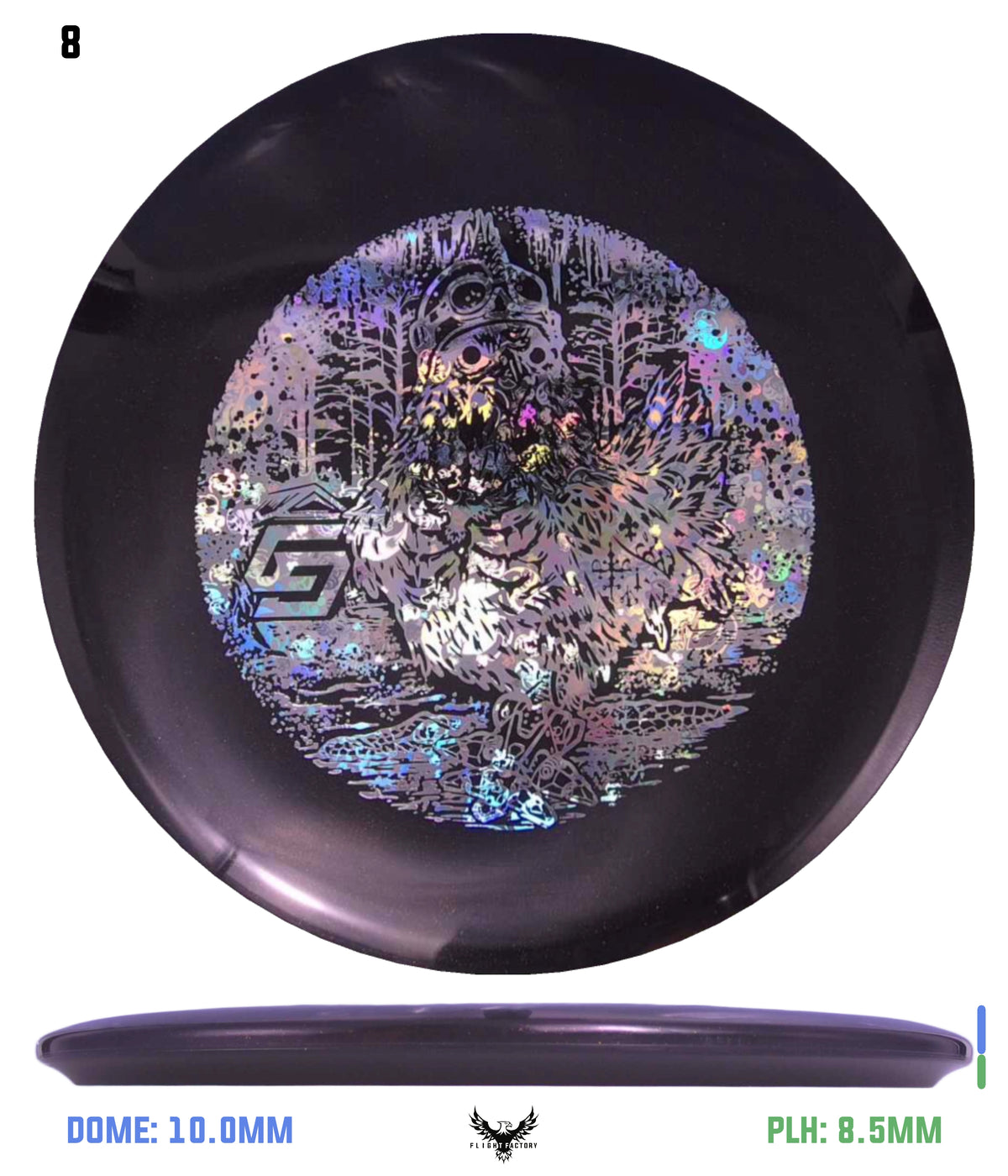 Discraft Midnight Metallic ESP Buzzz - Chris Dickerson Voodoo Chicken